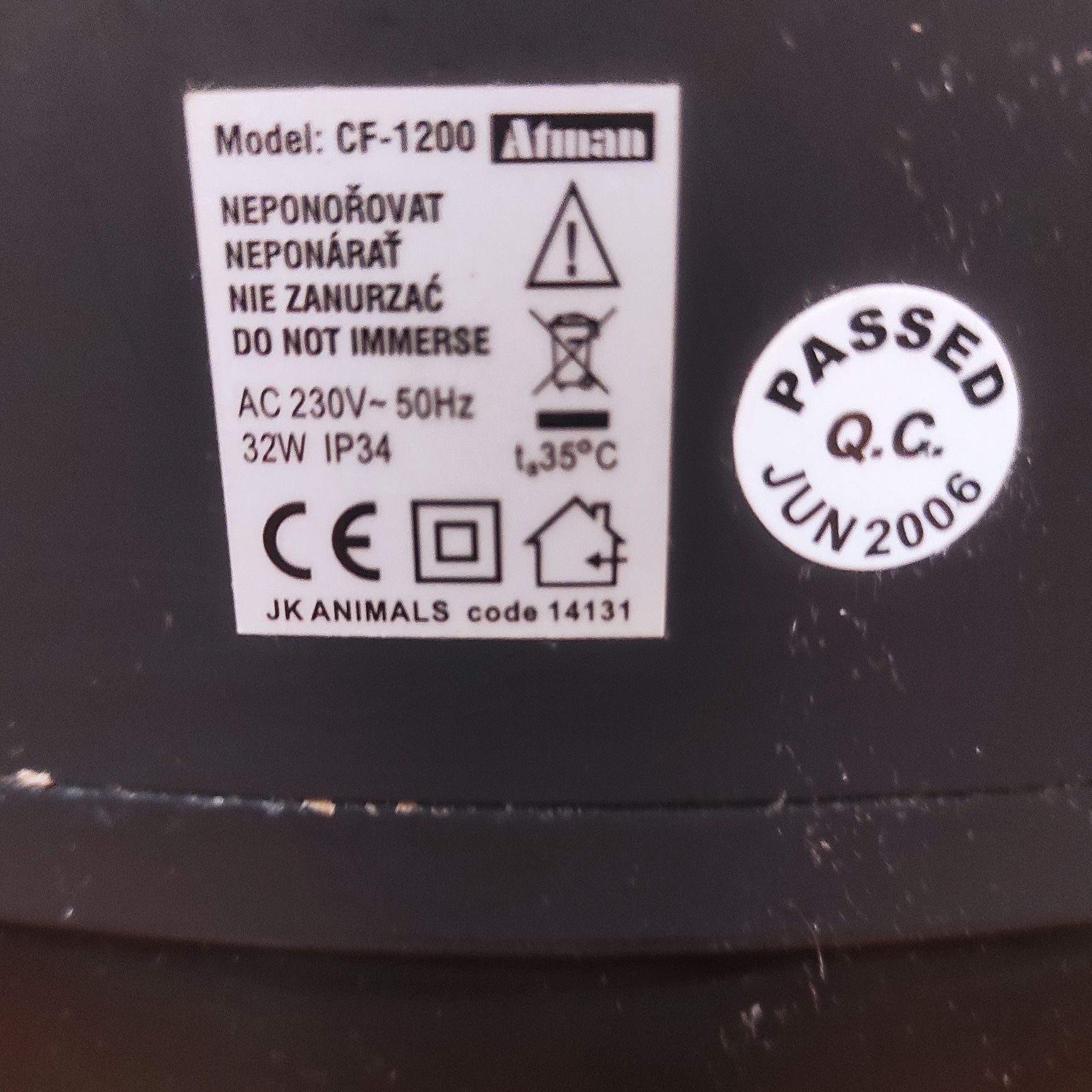 Filtr zewnętrzny Atman CF-1200