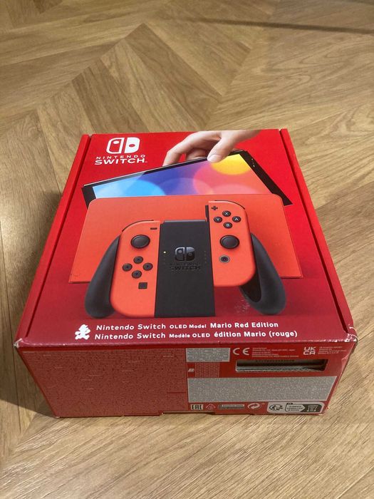 Nintendo Switch OLED Mario Edition jak nowe na gwarancji + GRATISY!