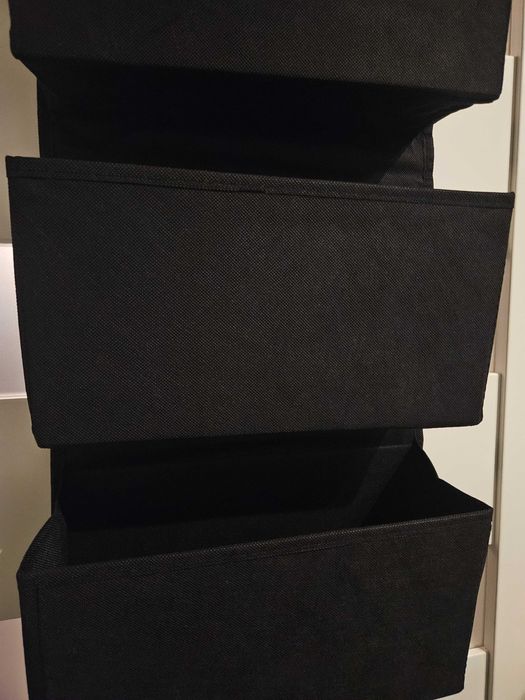 Wiszący organizer do powieszenia z 4 kieszeniami na drzwi czarny