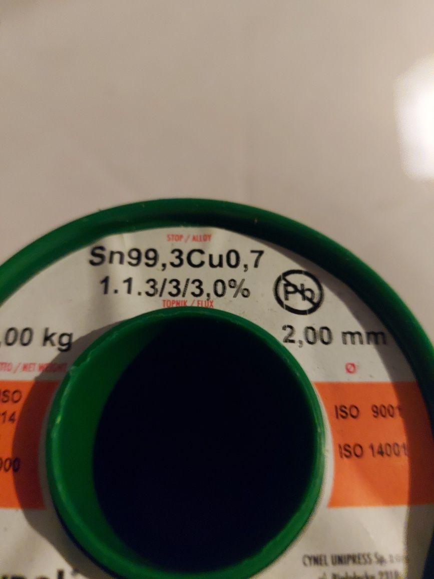 Cyna bezolowiowa z topikiem 1 kg