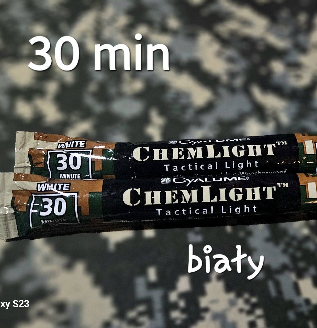 Światło chemiczne Cyalume ChemLight o średnicy 15 cm- 5 kolorów
