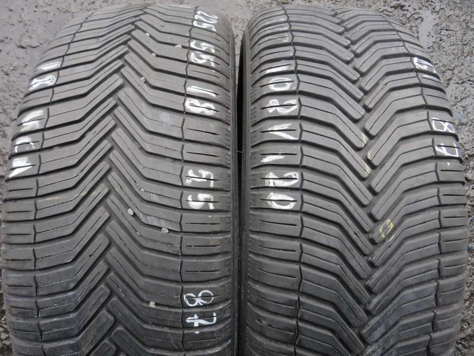 225/55 R18 98V Michelin CrossClimateSuv M+S 2штуки шини бу