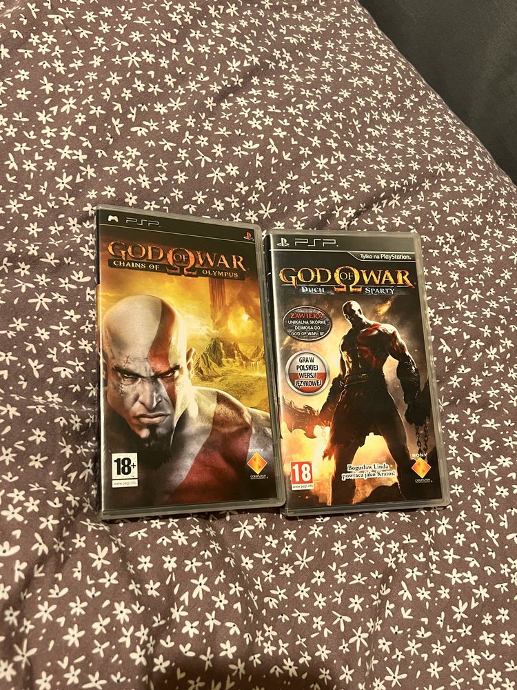 God of war (duch sparty i chains of olympus) gry na psp, zestaw