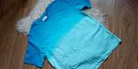 Koszulka,t-shirt niebieski,ombre,Reserved