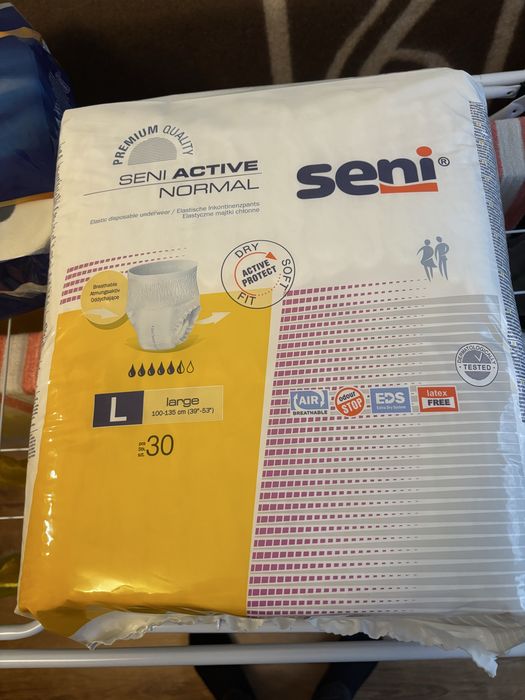 Pieluchomajtki dla dorosłych Seni Active Normal rozmiar L