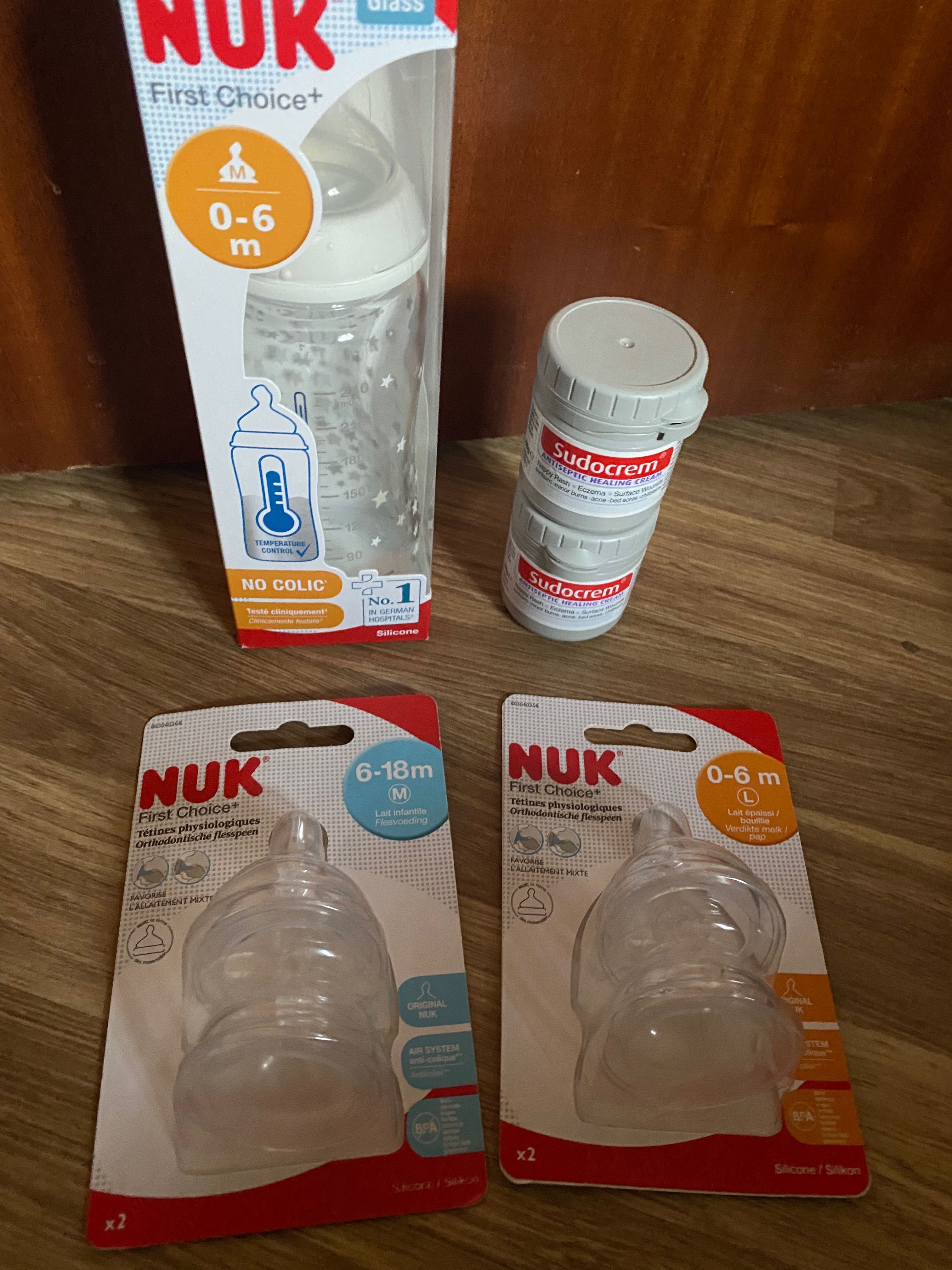 Новые бутылки Nuk 6-18 0-6