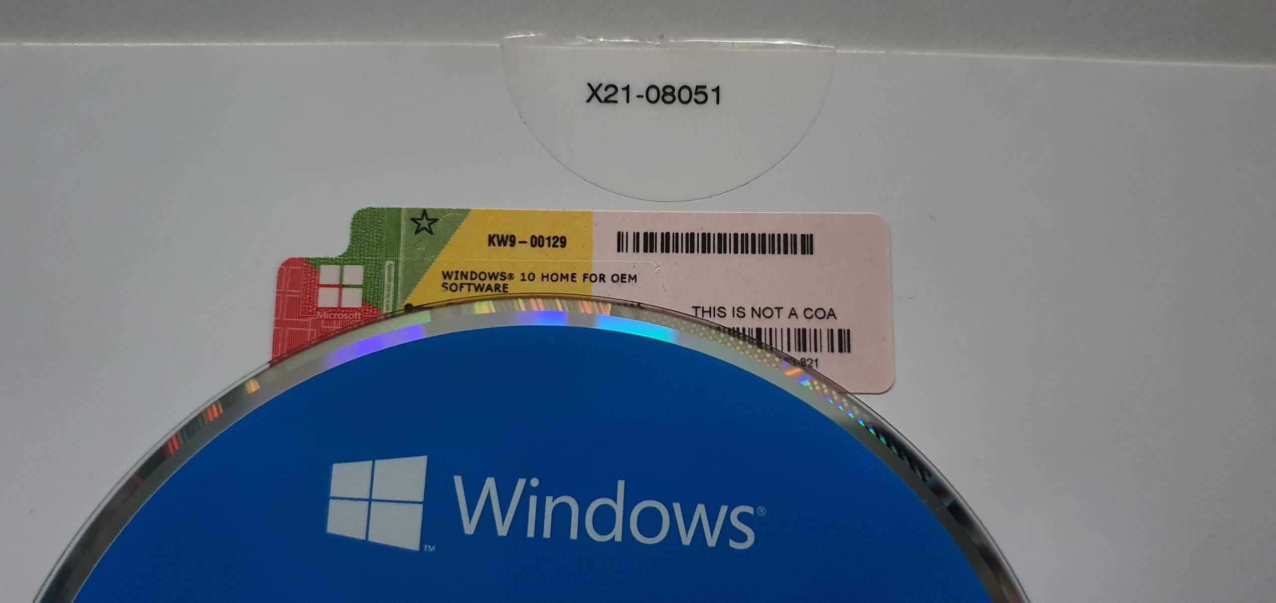 Microsoft Windows 10 Home DVD licencja, opakowanie, klucz oryginał