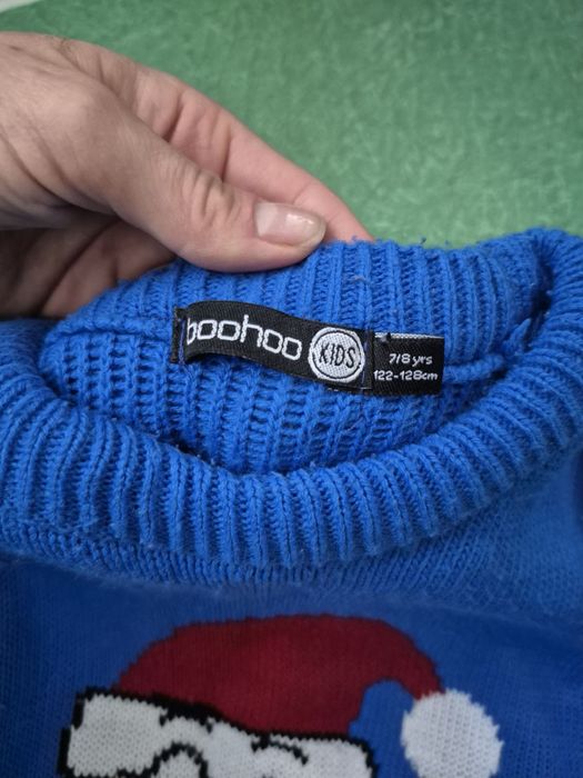 Новогодний свитер для мальчика 7-8 лет