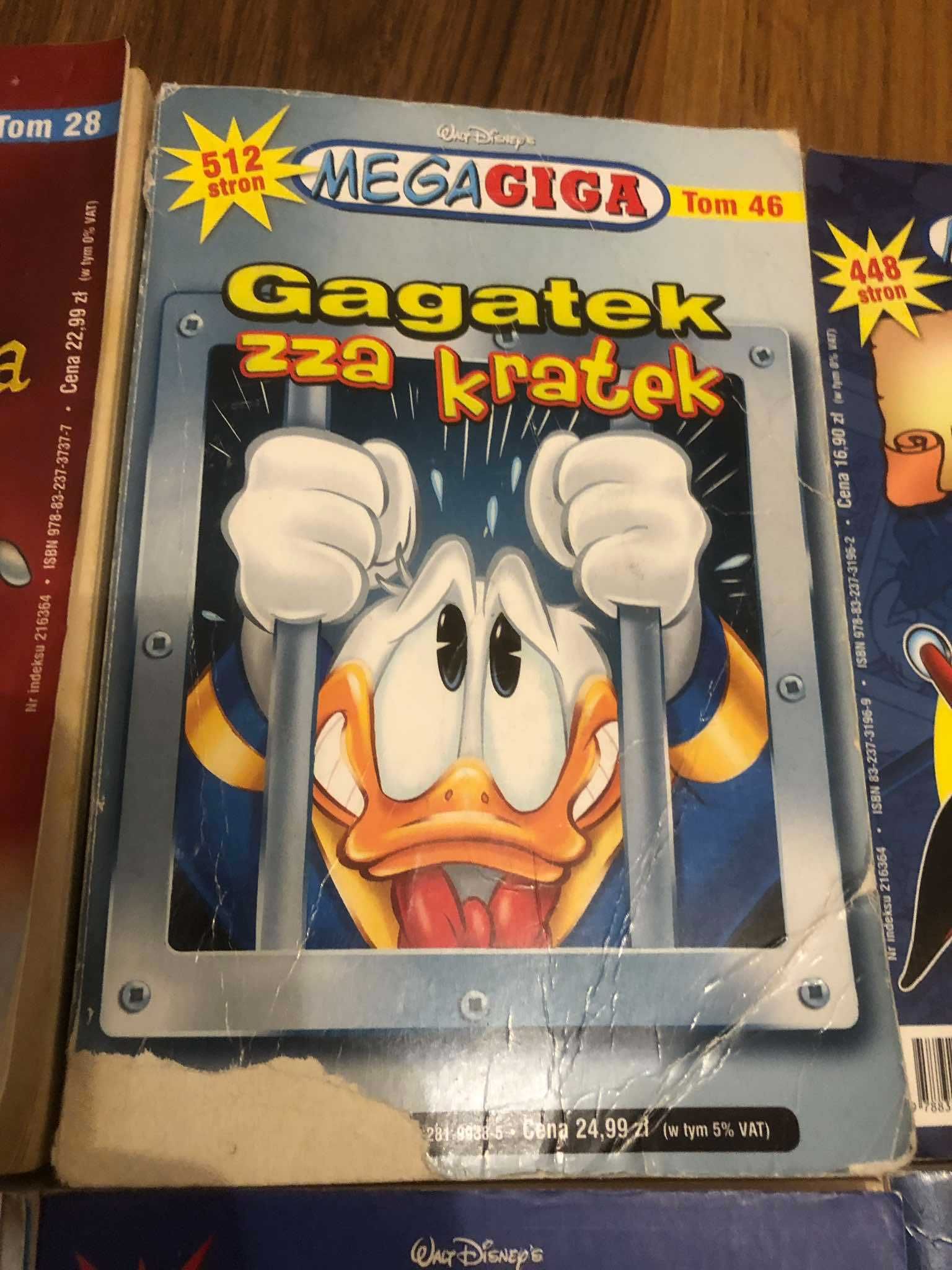 gigant kaczor donald komiks 14 szt.