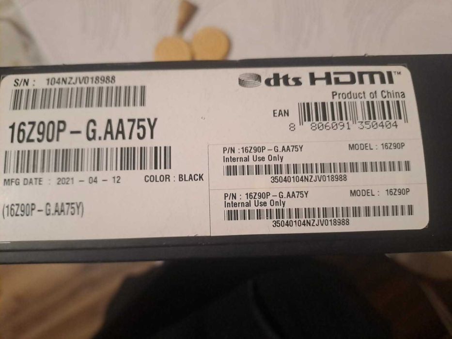 Laptop Gram 16Z90P cena 3100