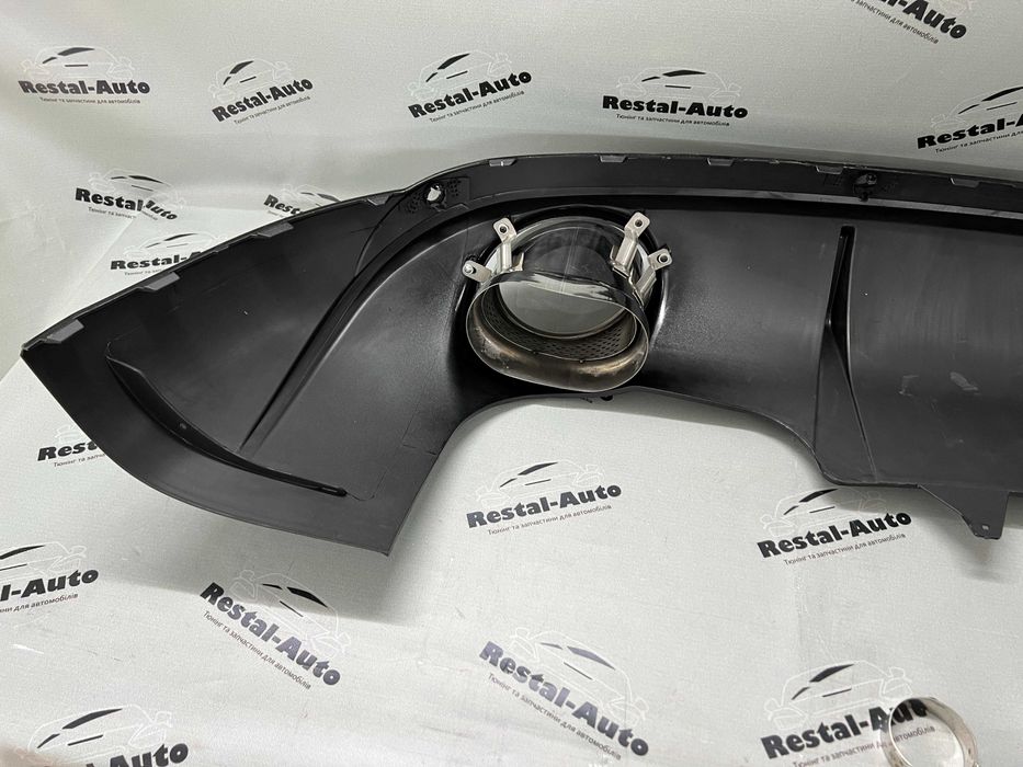 Дифузор (бампера) Full Black(в стилі RSQ5+стоп) Audi Q5 8R 12-16 року