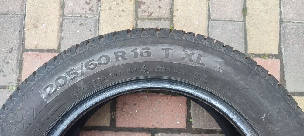 Шини зимові 205/60/16/ 7600гр 4шт