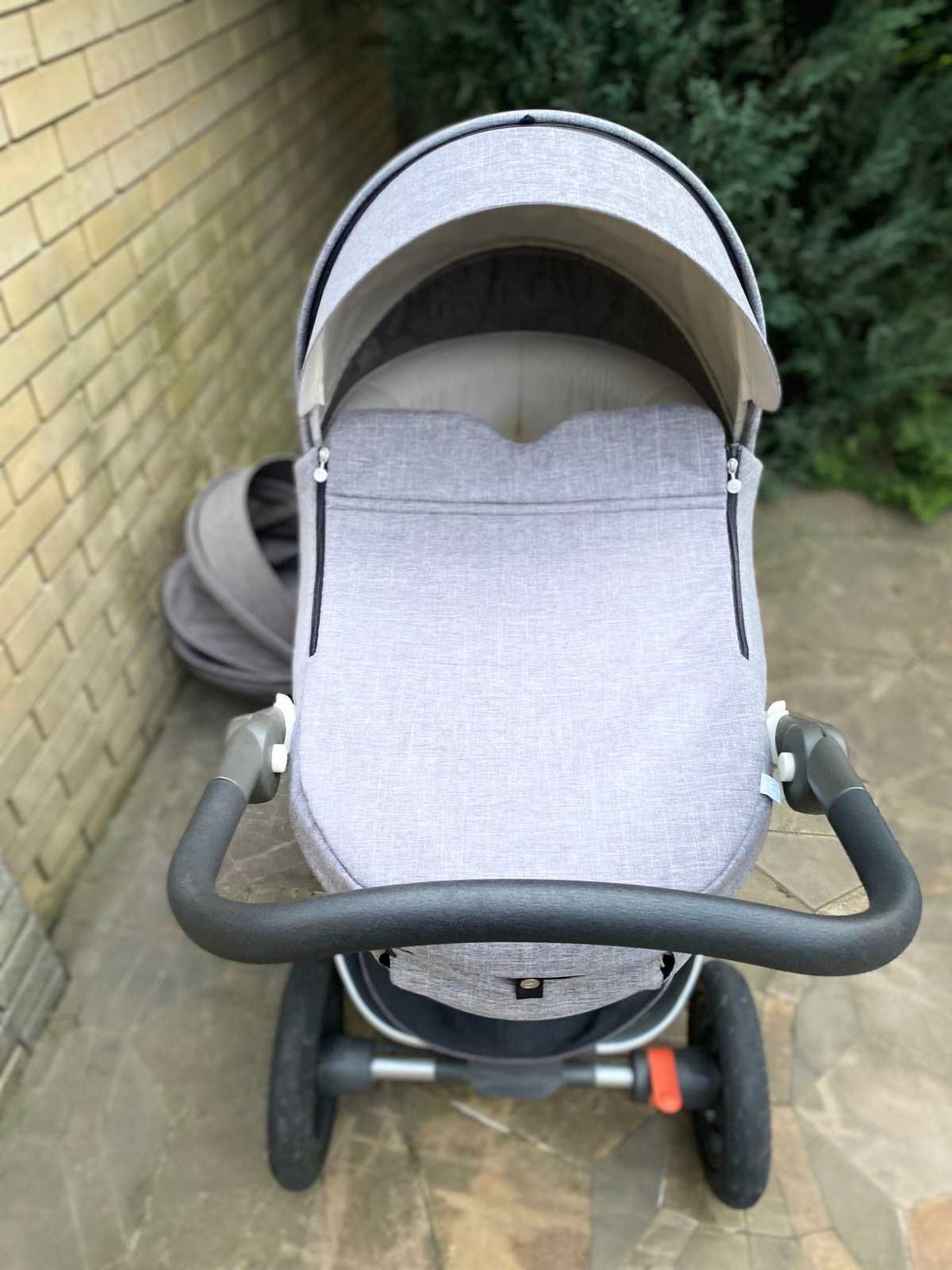 Коляска STOKKE crusi Детская Коляска Зима-Лето 2 в 1 "stokke crusi"