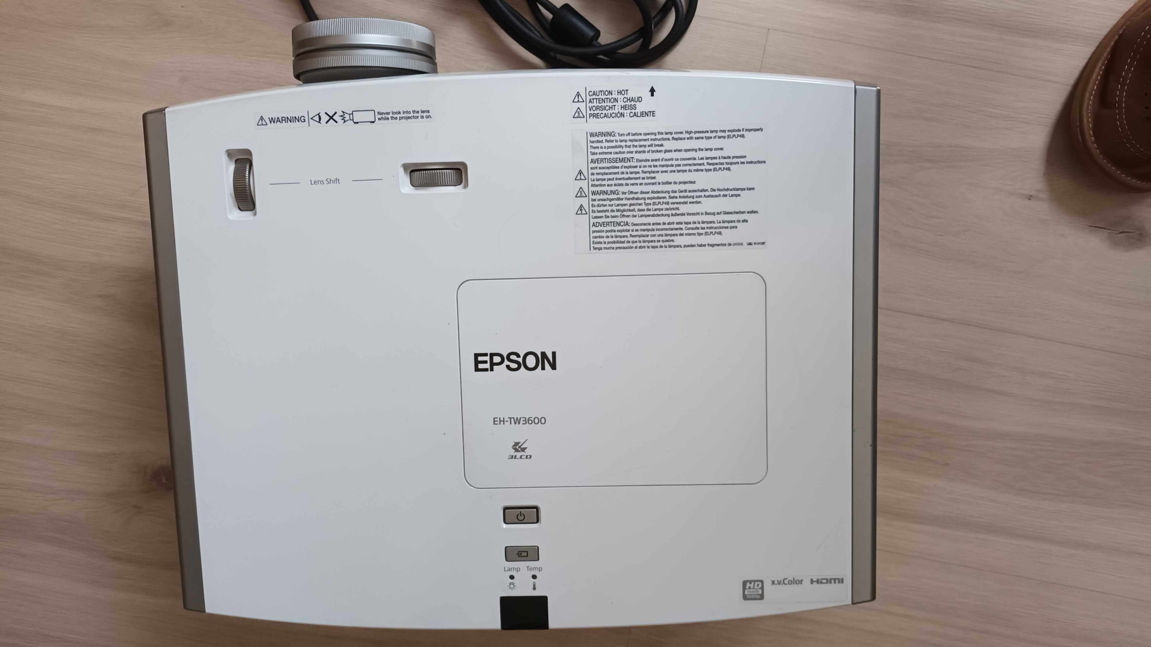 Projektor TV EPSON EH-TW3600 Full HD   2 gniazda  HDMI