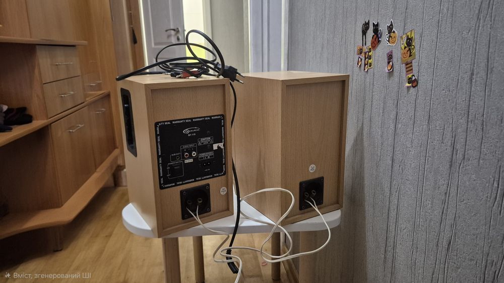 Акустична система 2.0 Gemix BF-11S (2*18 Вт, MDF, RCA)