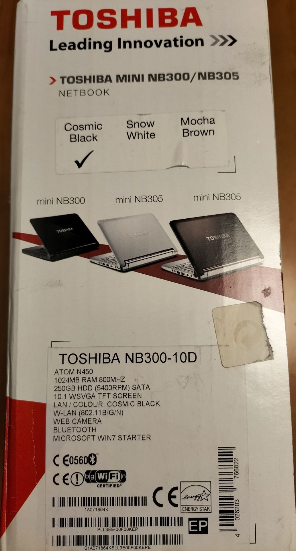 Computador Toshiba NB300