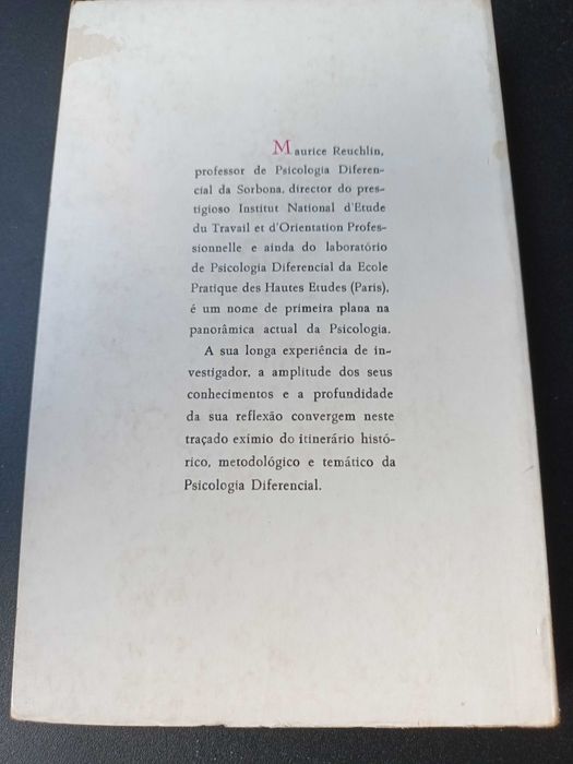 "A Psicologia Diferencial" por Maurice Reuchlin
