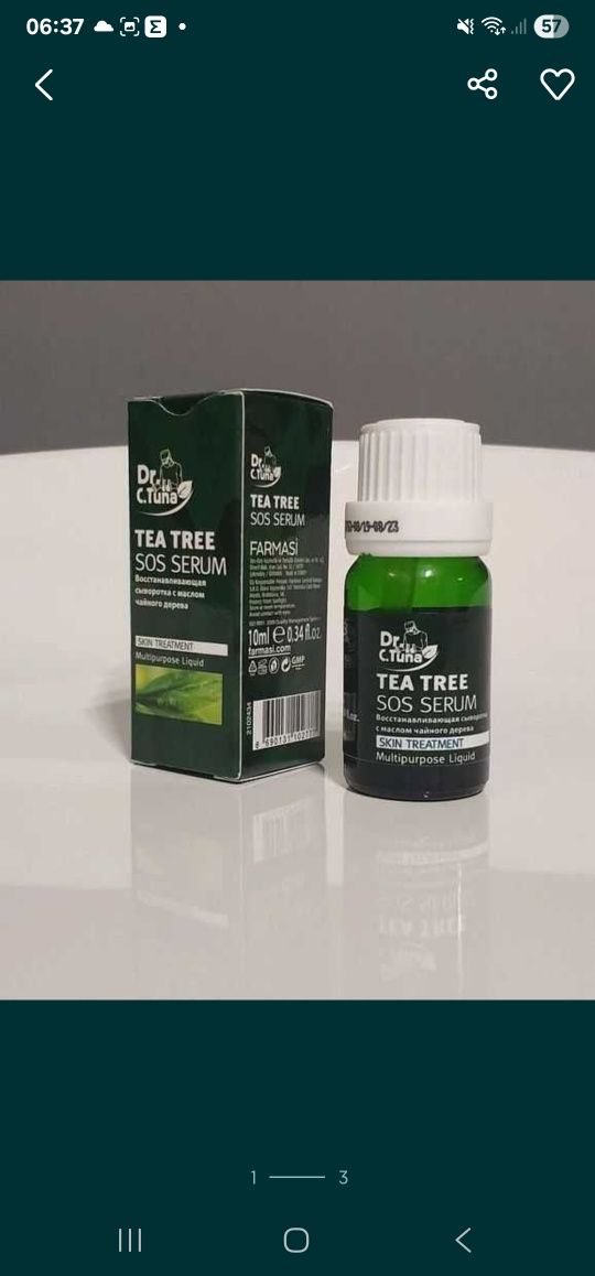 SOS Serum, Olejek z Drzewa Herbacianego Farmasi Dr.C.Tuna