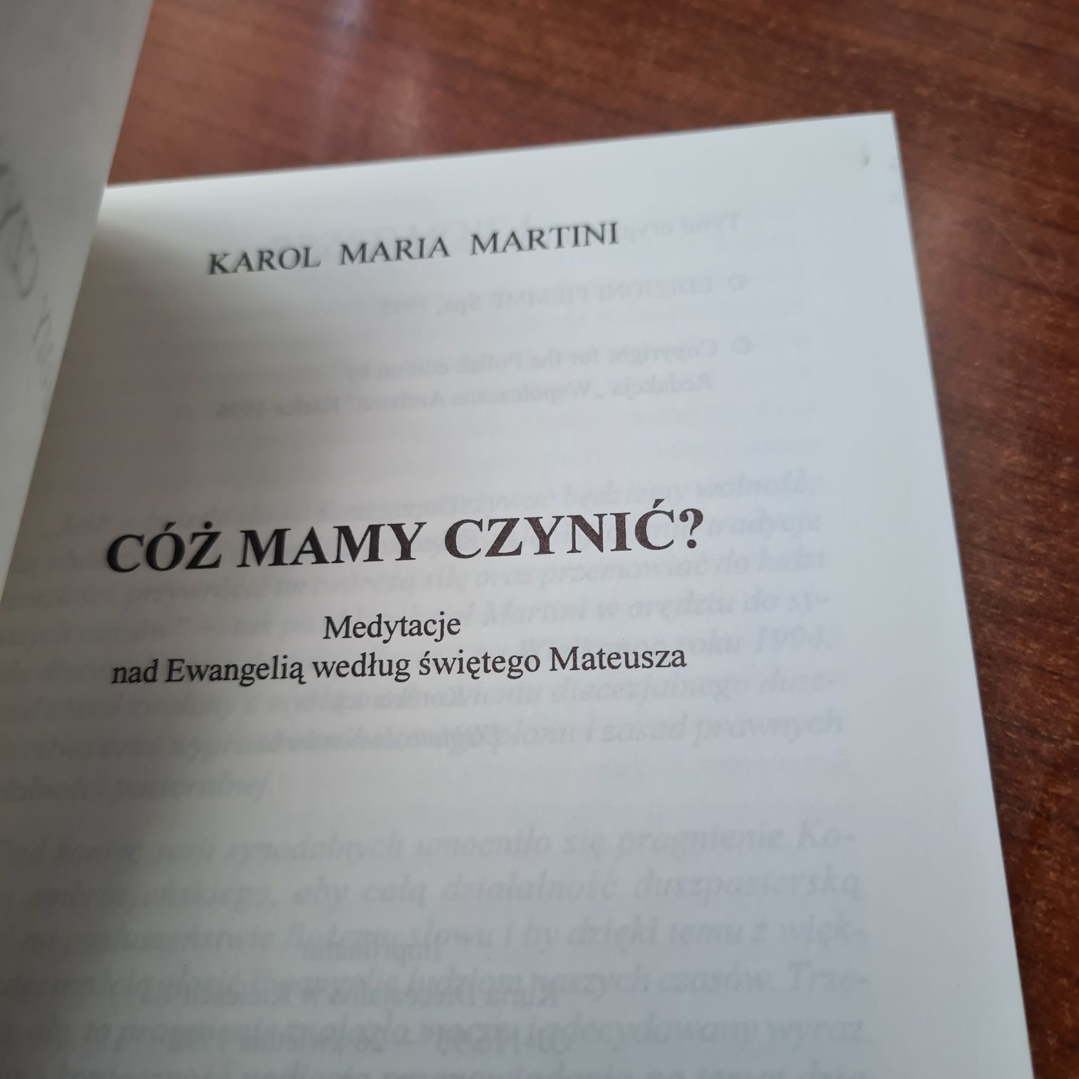 Carlo Maria Martini -Cóż mamy czynić?