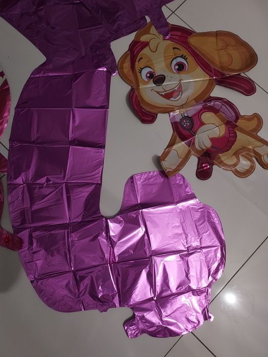 Zestaw balonów na 4 urodziny Psi Patrol Sky