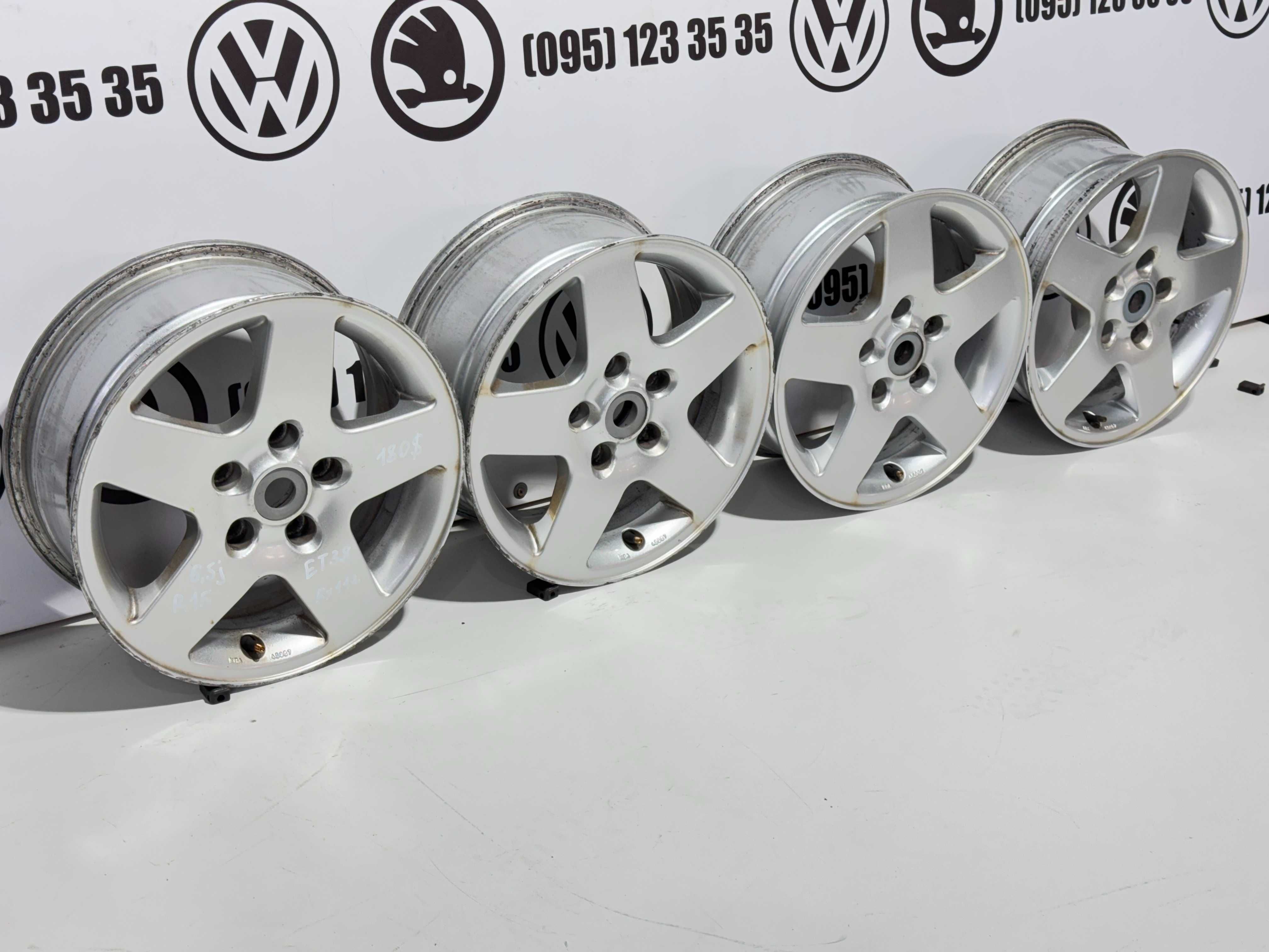 титани R15 5x112 диски volkswagen skoda seat passat golf touran caddy