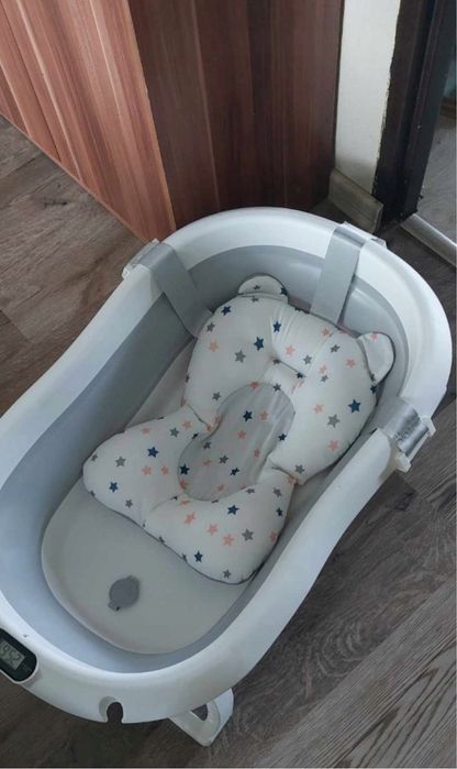 Wanienka składana z Termometrem dla Dzieci + Poduszka Darmowa Dostawa