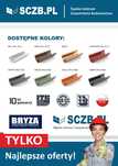 Rynna dachowa PCV system rynnowy rynny BRYZA 75 100, 125 plastikowe