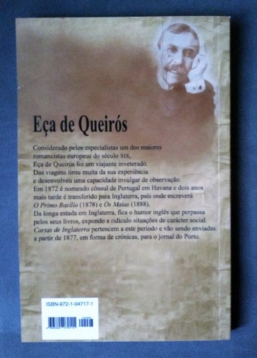 Livro Cartas de Inglaterra de Eça de Queiroz