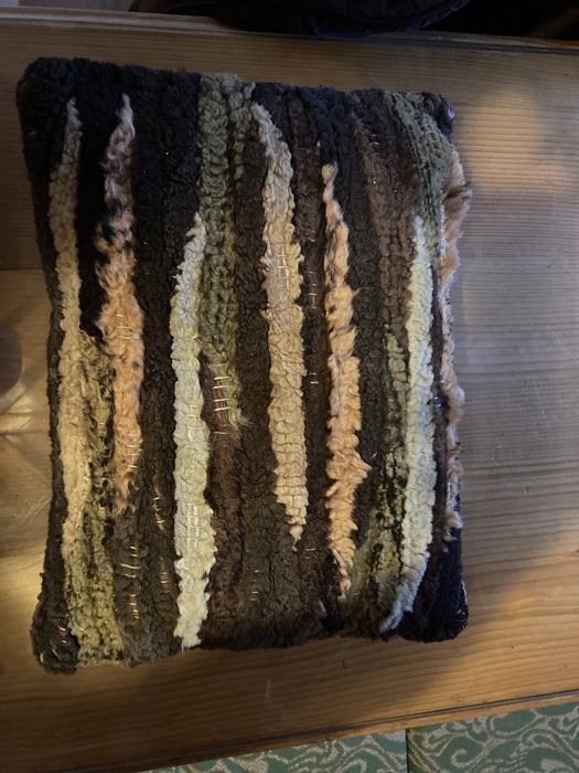 Poduszka skóra naturalna prl