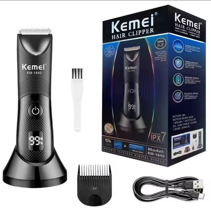 Триммер Kemei KM-1840 для бритья и всего тела