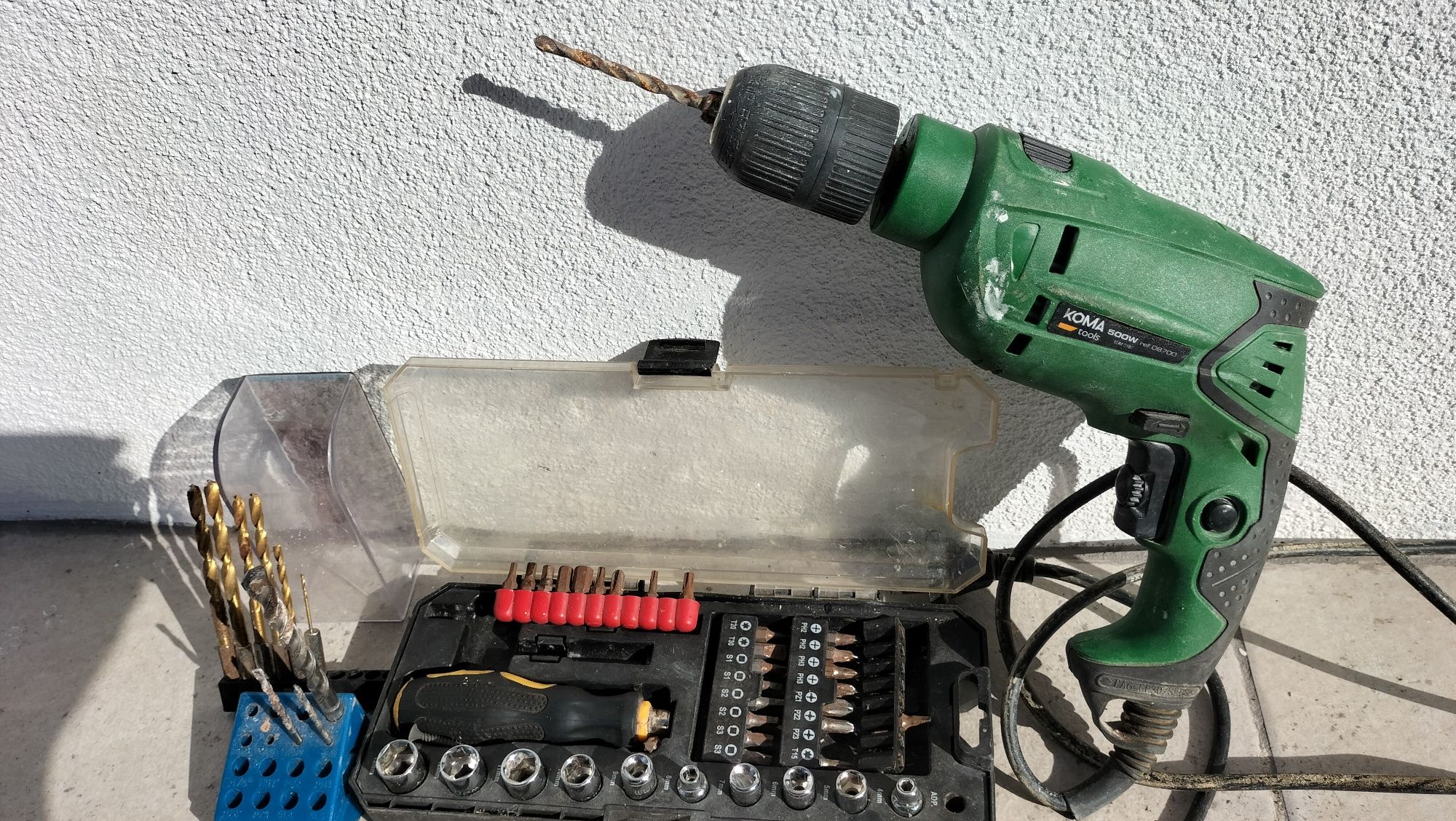 Berbequim KOMA 500W + Set cabeças Pontas