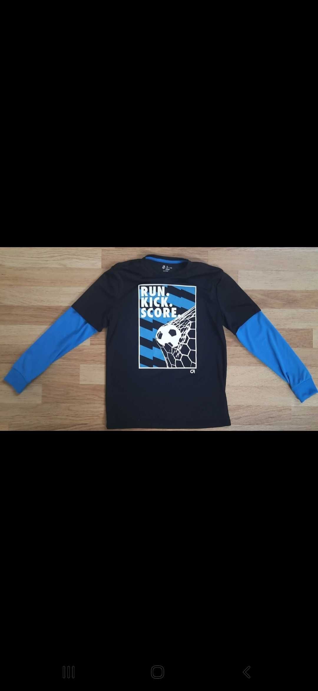 Gap 10-11 lat 140 cm koszulka t-shirt 2w1 bluzka z długim rękawem