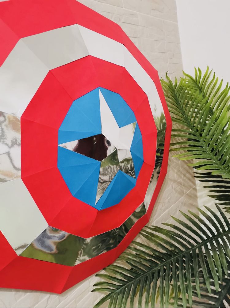 Papercraft Modelo 34 - Escudo Capitão America