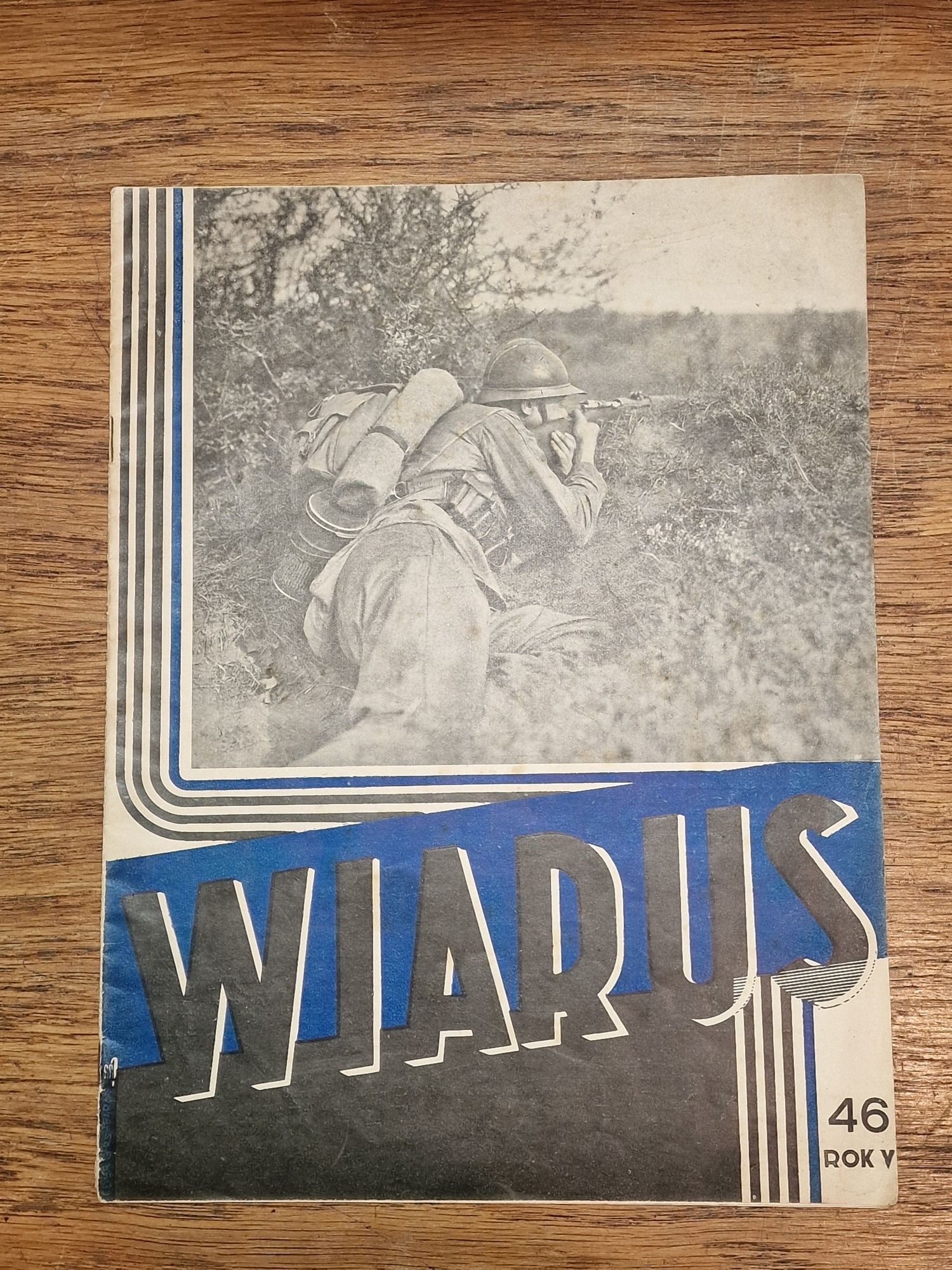 Stara gazeta czasopismo nr 46 Wiarus WP Polskie Wojsko Warszawa 1934