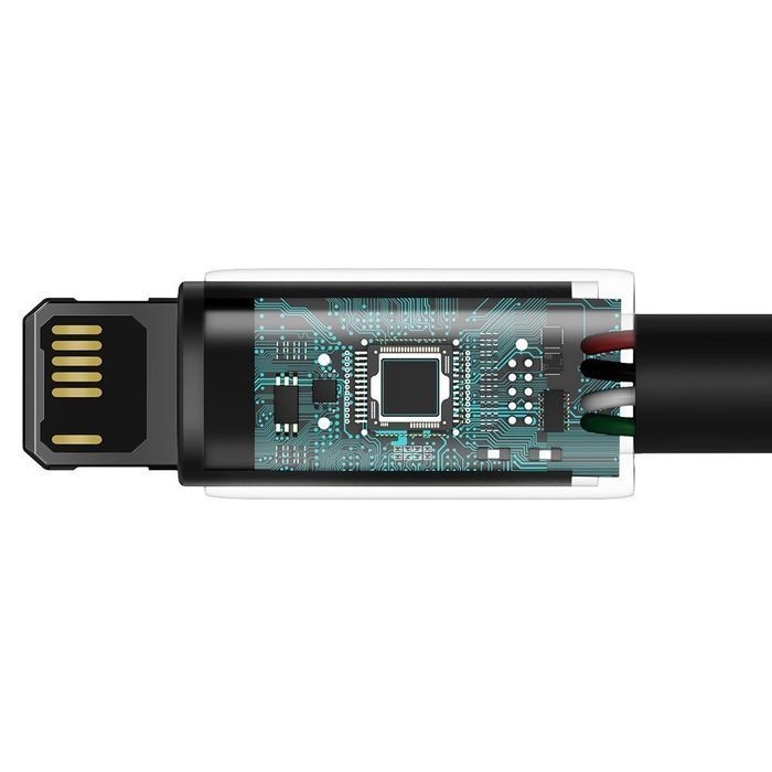 Baseus Tungsten kabel USB - Lightning 2,4A 2m czarny