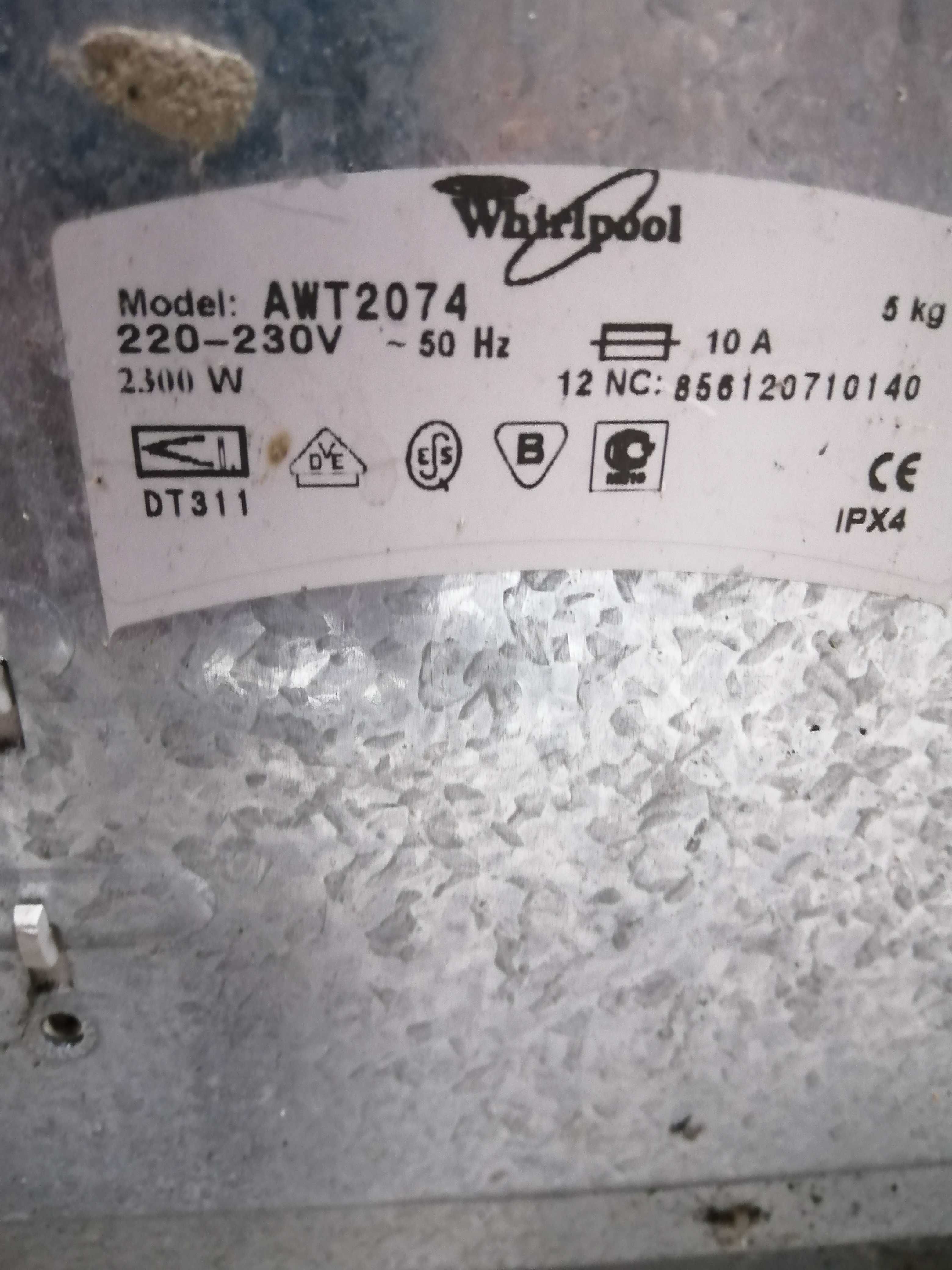 Pasek klinowy pralka whirlpool awt 2074