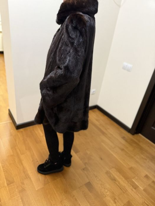 Норкова шуба натуральна