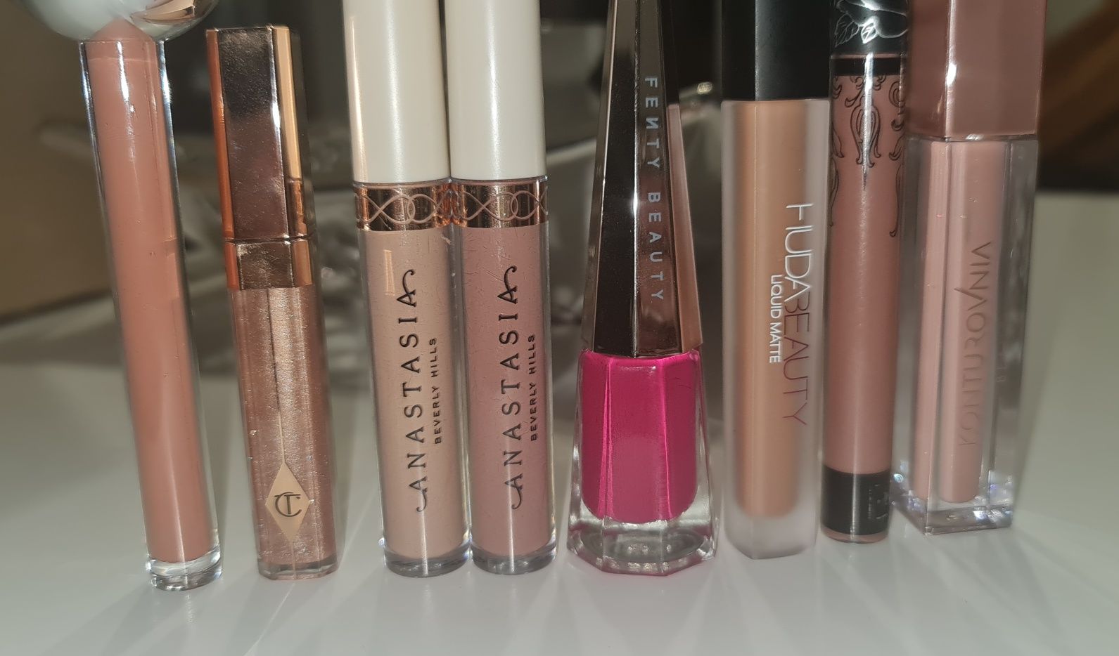 Pomadki Sephora Abh, Huda, Fenty...