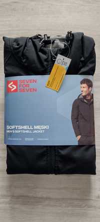 Softshell męski XL czarny seven for 7