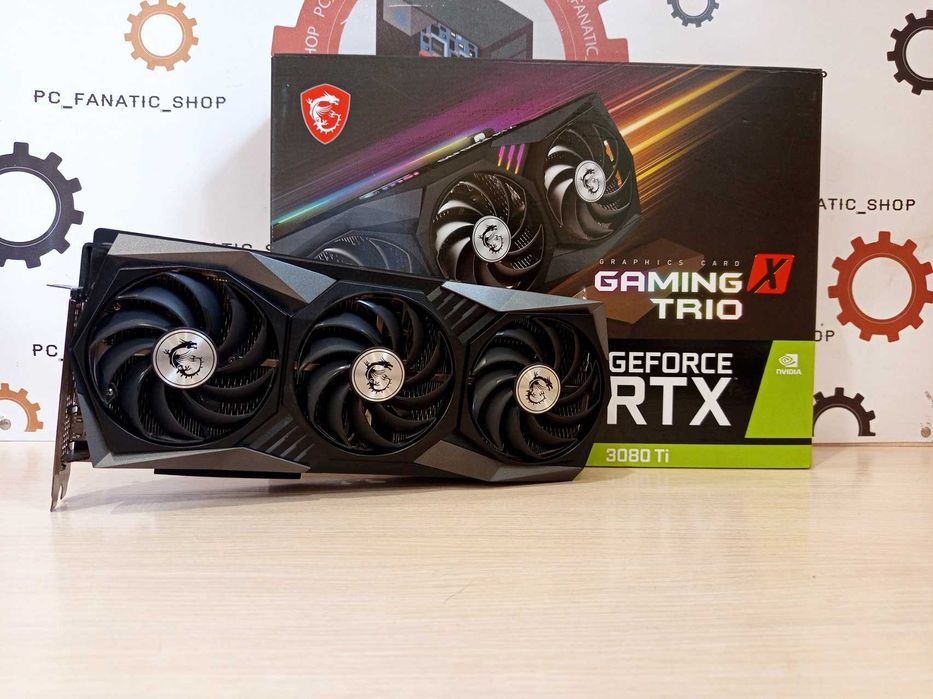 Відеокарта MSI GeForce RTX 3080 Ti GAMING X TRIO 12G Гарантія 6 міс.