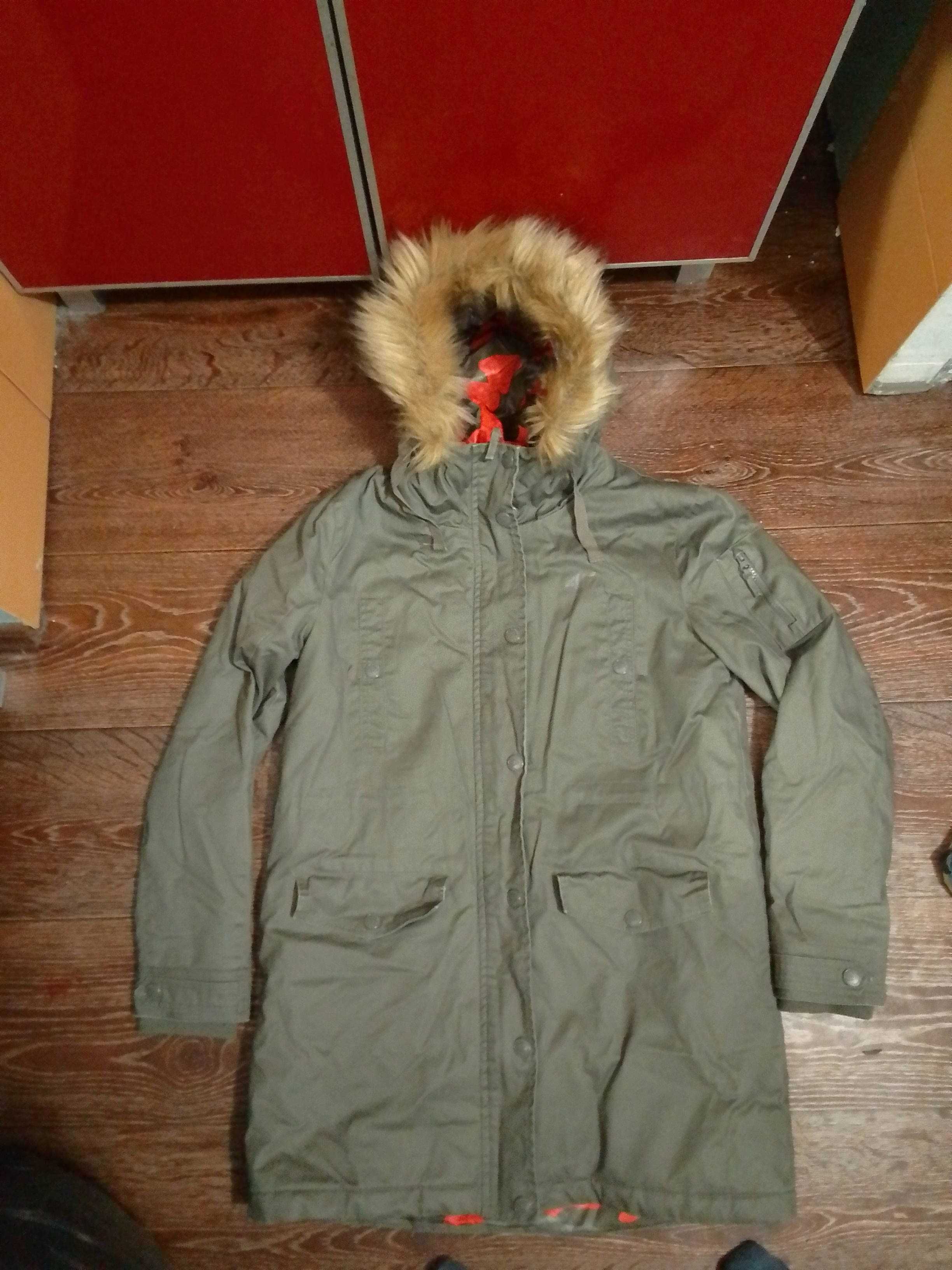 Kurtka parka 4F M moro jesienna / zimowa damska