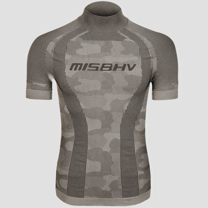 Khaki koszulka t-shirt na krótki rękaw moro camo military Misbhv Sport
