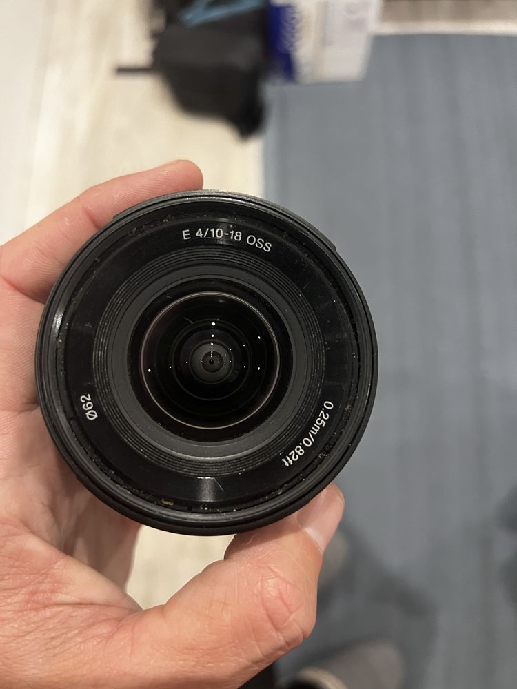 Lente sony 10-18 e-mount f4