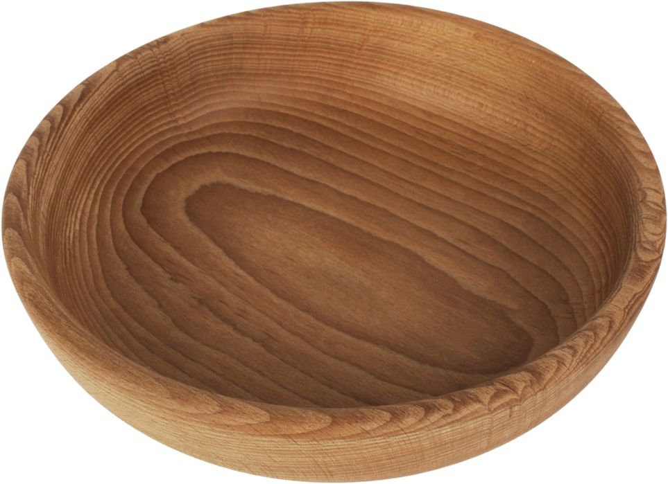 Miska Drewniana 26 Cm - Duża Miska Do Serwowania z Naturalnego Drewna