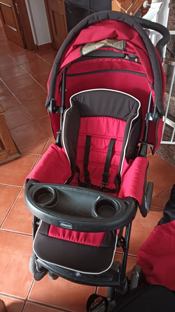 Conjunto Chicco Carrinho/ Ovo/ Marsúpio