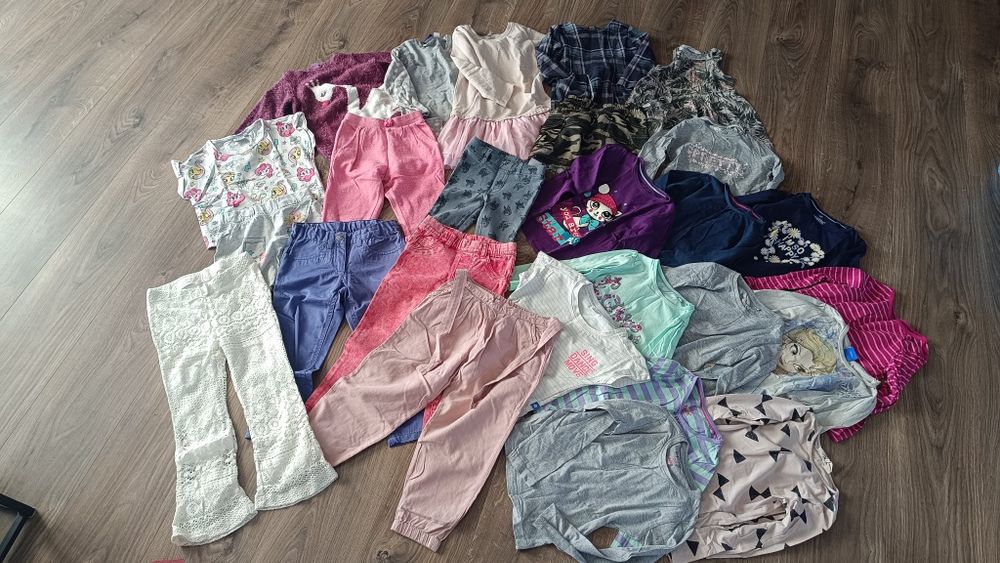 Paka ubrań 98-194 dziewczynka