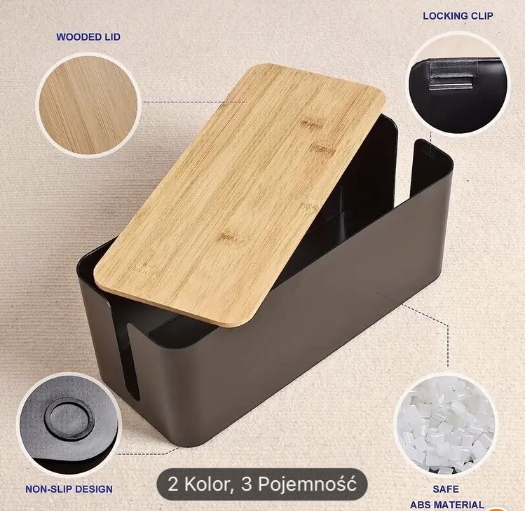 Pudełko/organizer na kable