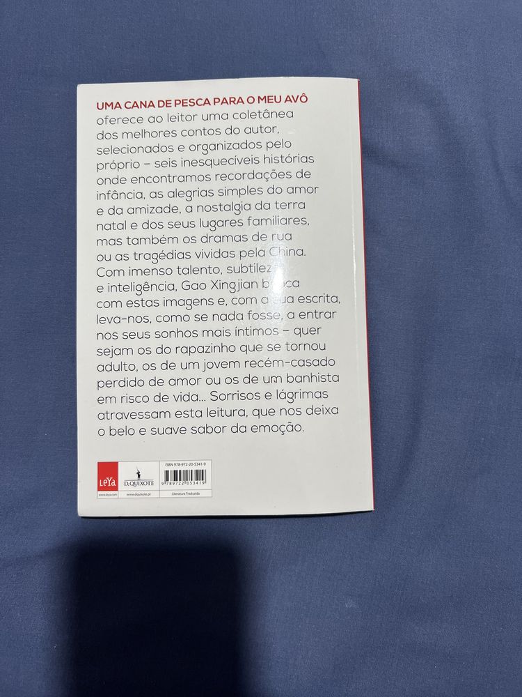 Livro uma cana de pesca para o meu avô Gao Xingjian