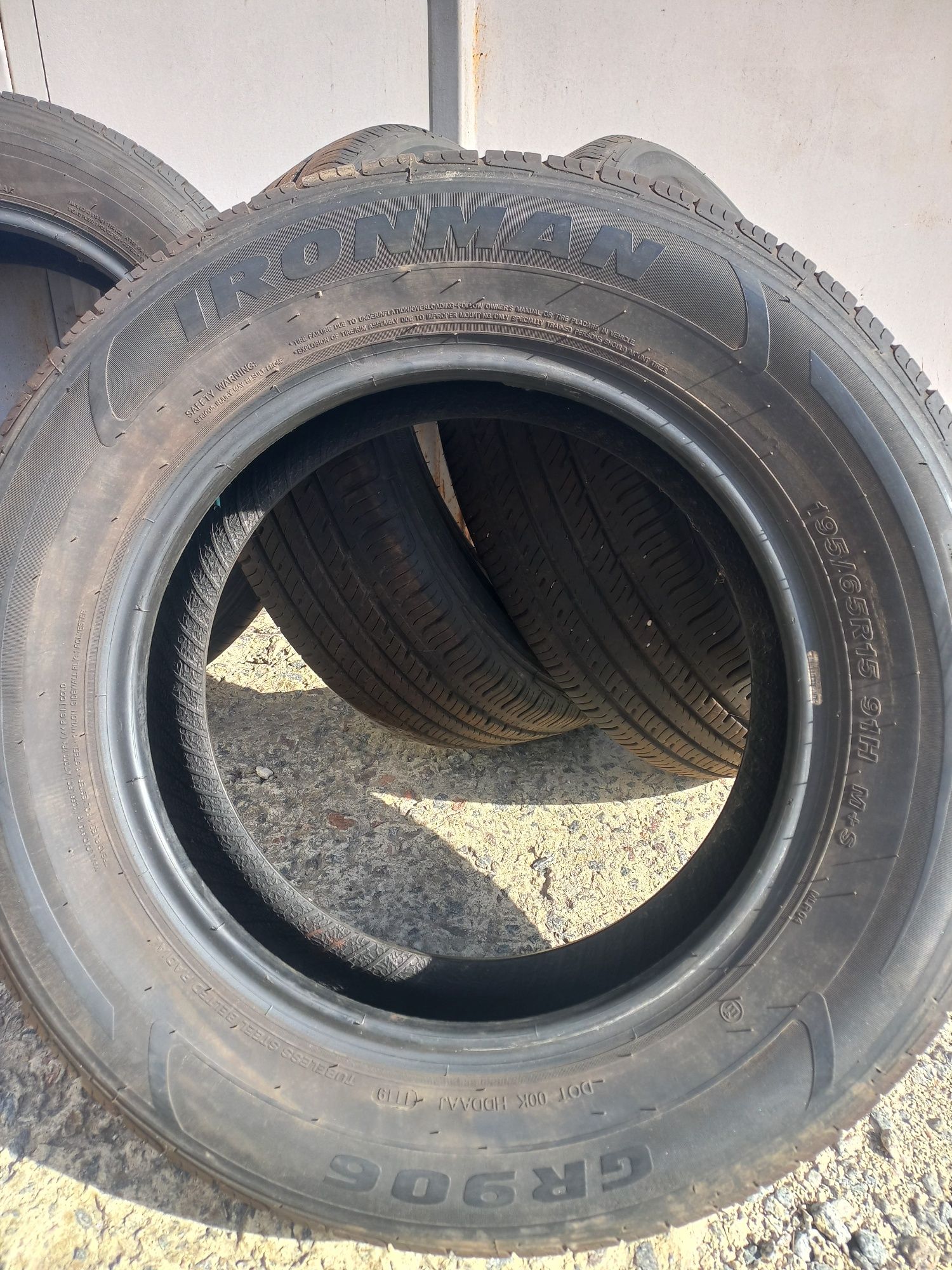 Продам шины IRONMAN GR906 195/65 r15