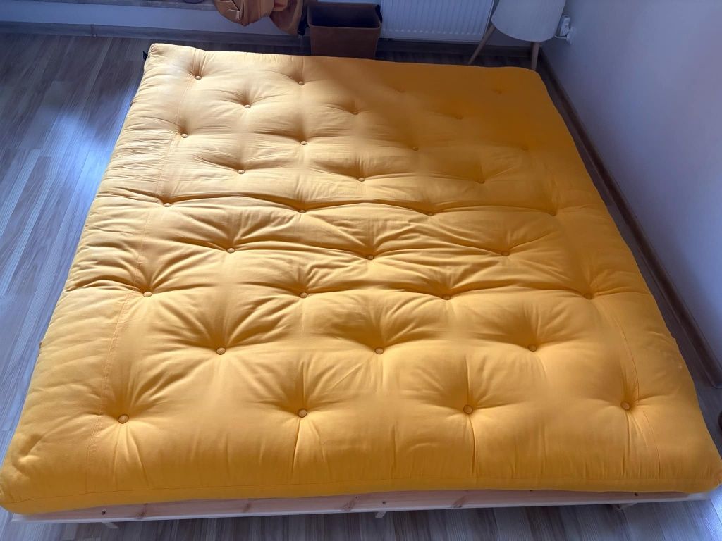 Sofa Futon Slim Latex z poduszkami
180x200, Pascall Miodowy 85